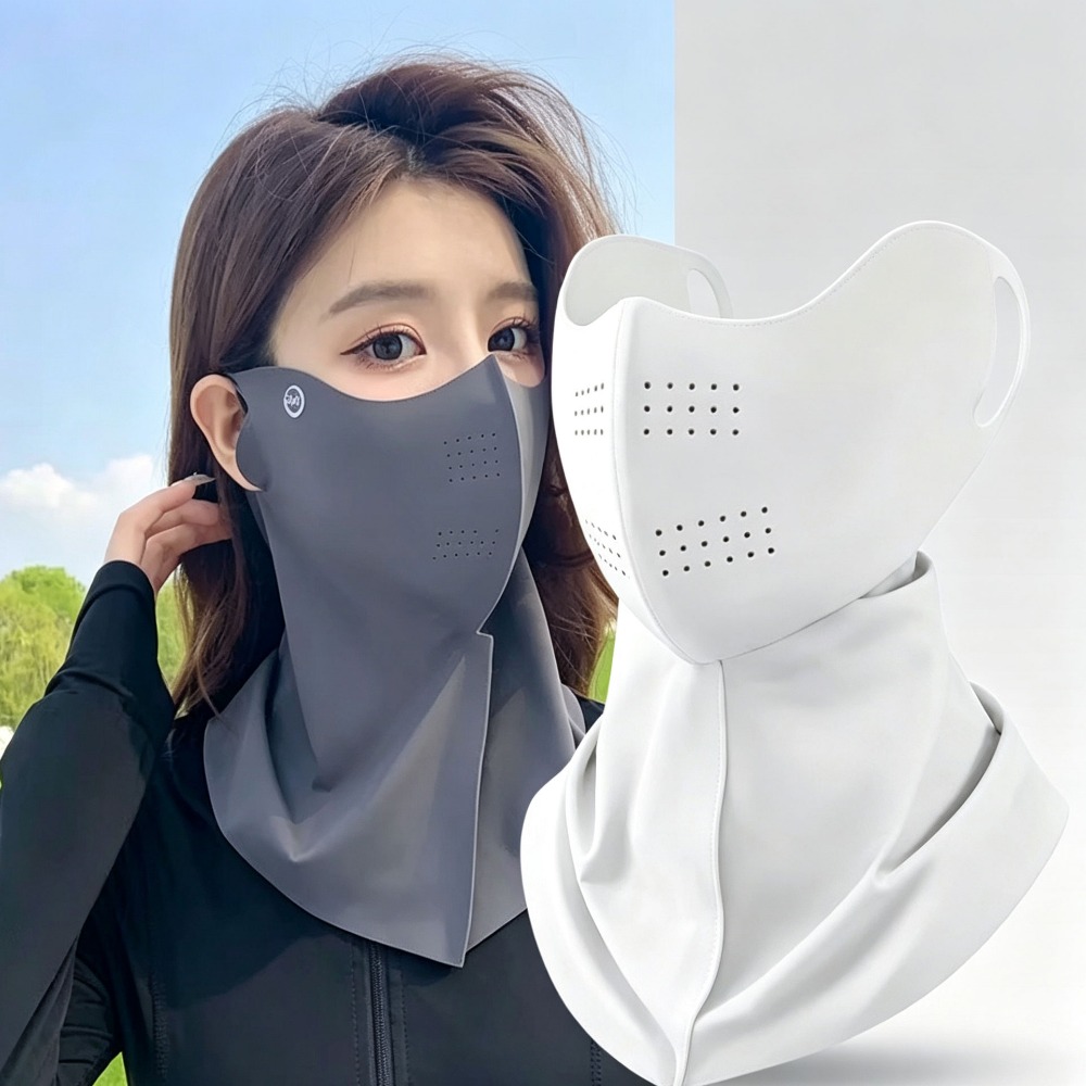 Fishing Mask Sun Protection - UPF50+ Zonnebeschermingsmasker van ijszijde, volledig gezicht,
