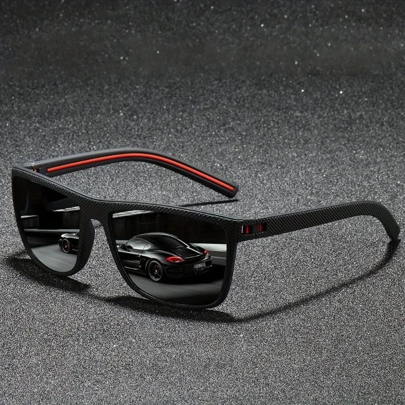 Fishing Sunglasses Polarized - Mode Vintage Vierkante Fietszonnebrillen Heren Dames