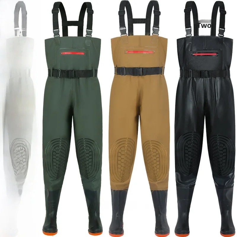 Fishing Rain Suit - Verdikte waterdichte overall, regenbroek en laarzen,