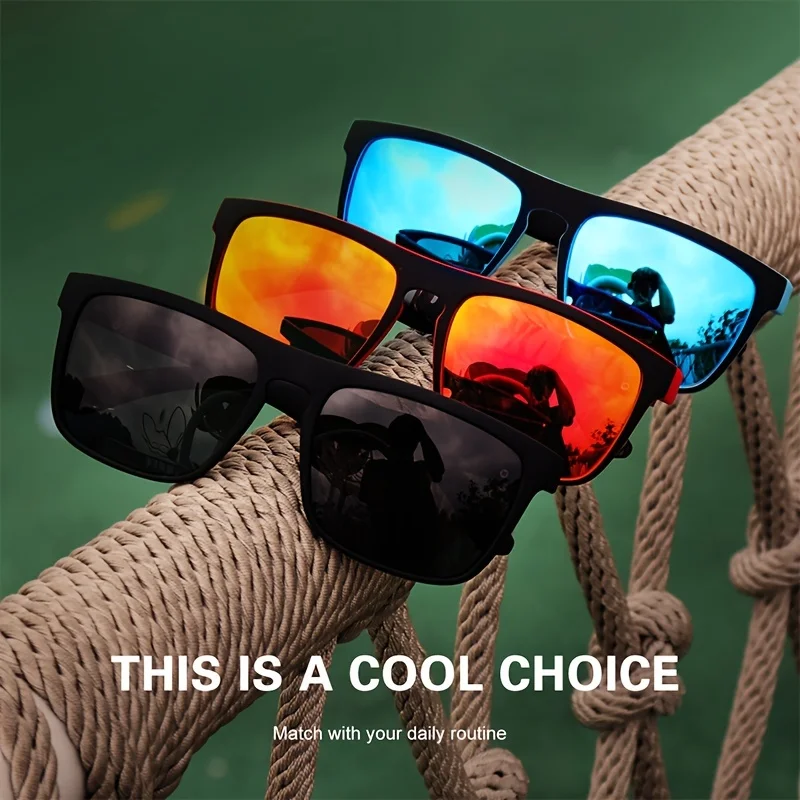 1/3PCS Vintage vierkante high- - Fishing Sunglasses Polarized recensie en prijs