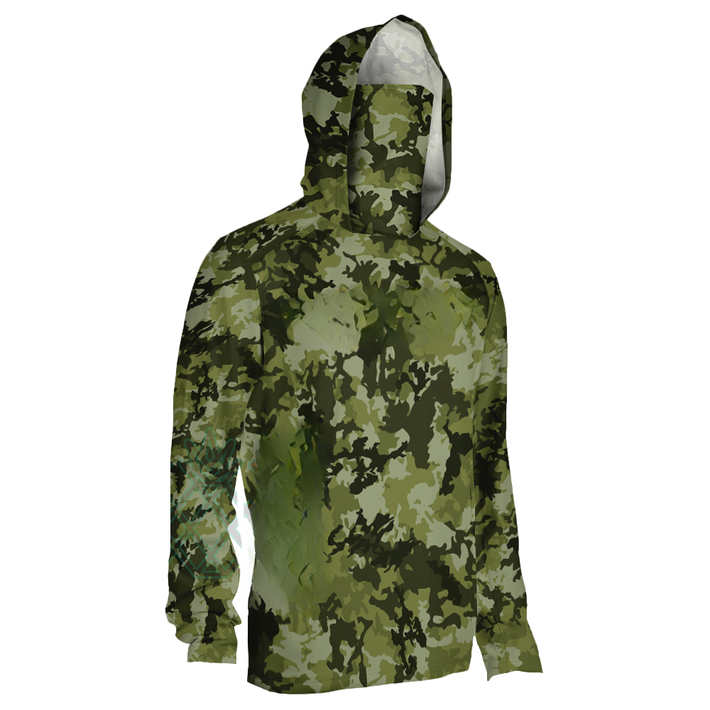 Groene jungle camouflage visse - Fishing Mask Sun Protection recensie en prijs