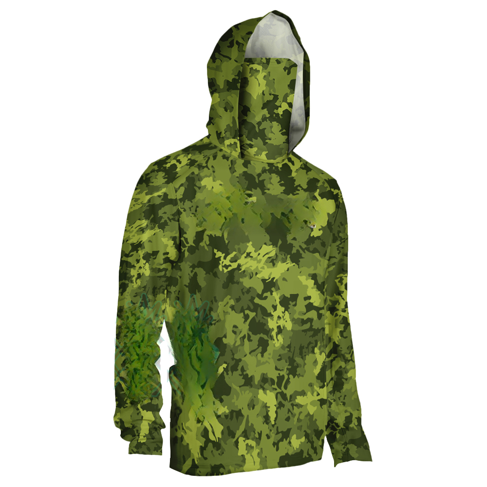 Groene jungle camouflage visse - Fishing Mask Sun Protection recensie en prijs